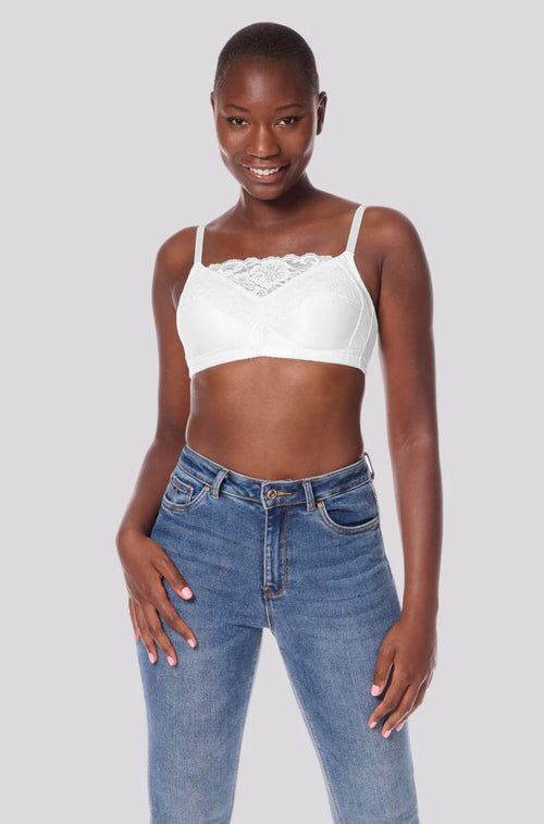 Isabel Soft Cup Bra (White)