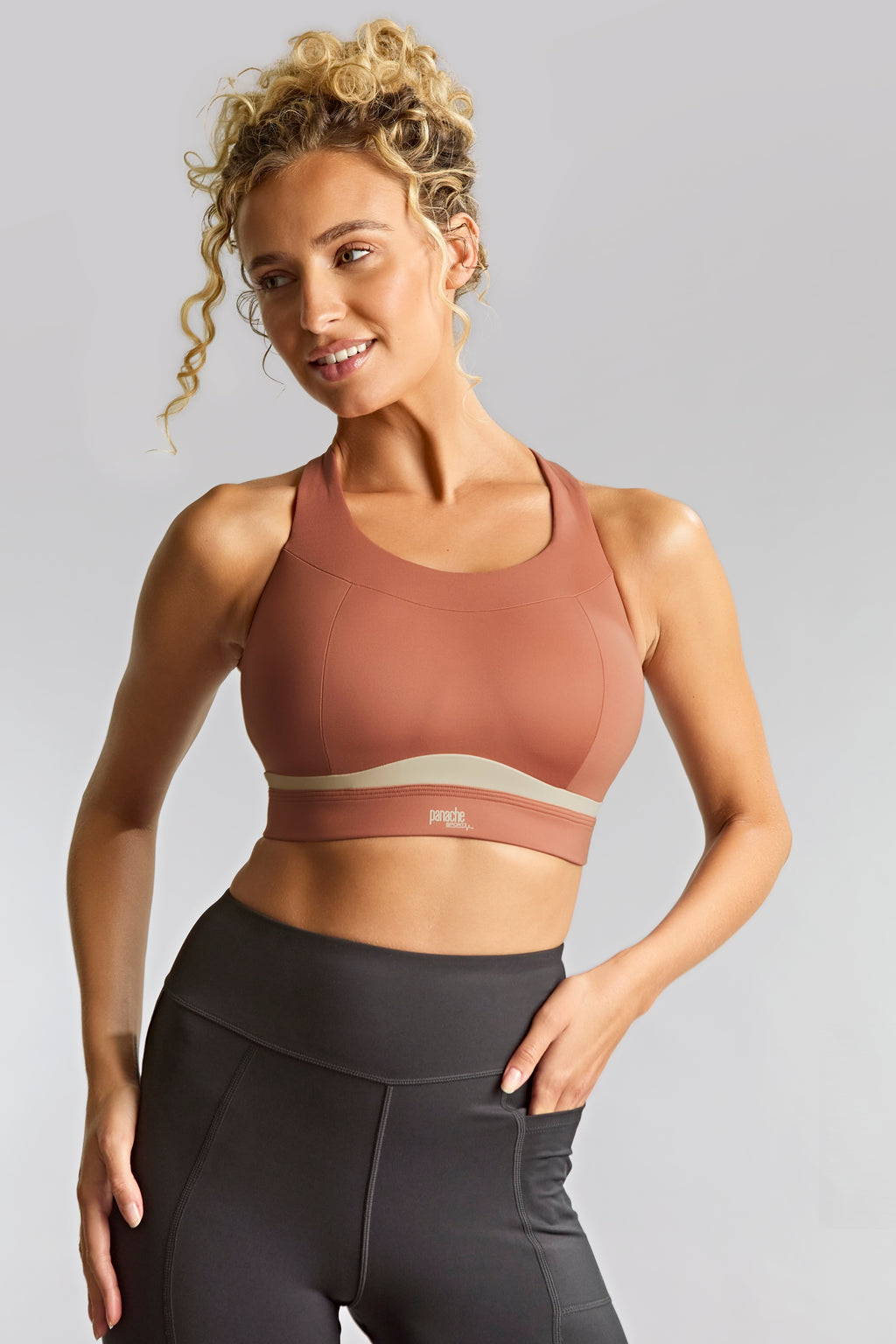 Freedom Non Wired Bra - Sienna Rose & Chalk