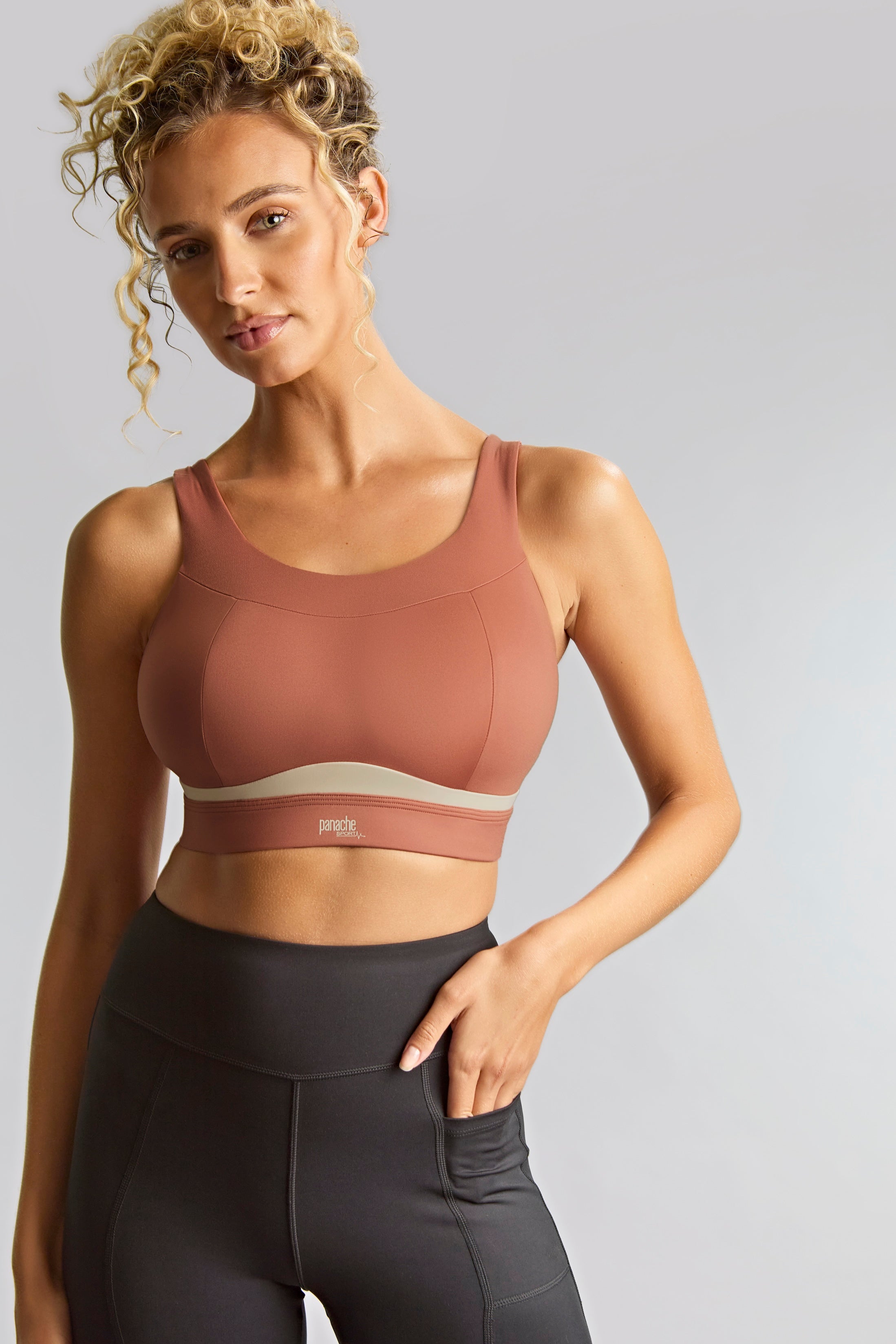 Freedom Non Wired Bra - Sienna Rose & Chalk