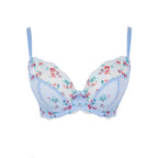 Ana Plunge Lace Underwire Bra (Cornflower)