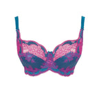 Clara Underwire Bra (Teal/Magenta)