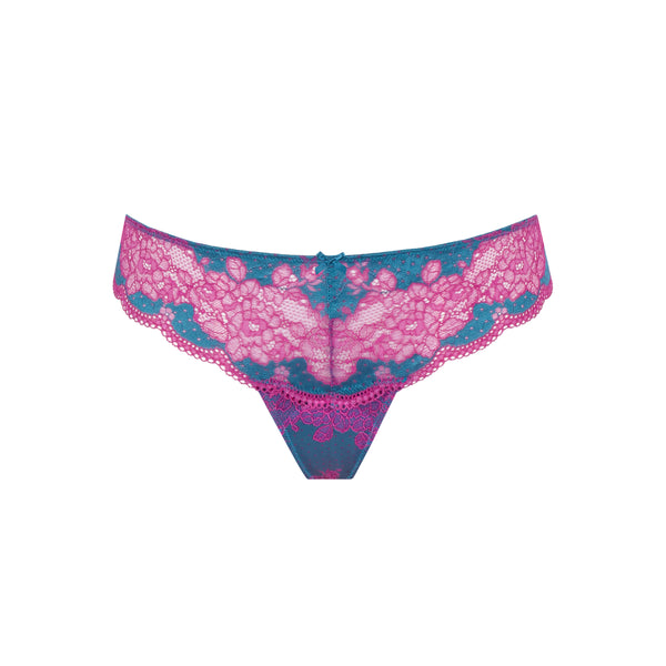 Clara Thong (Teal/Magenta)