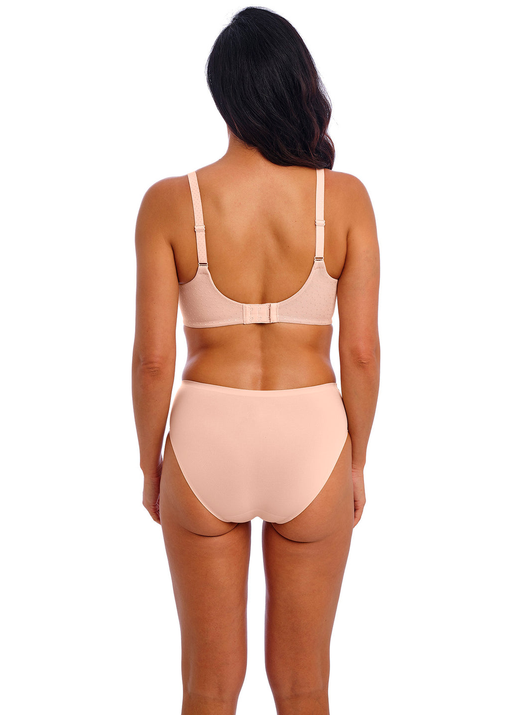 Wacoal Back Appeal Wirefree Bra in Rose Dust, soft fabric with supportive back design, ideal for comfortable everyday wear.