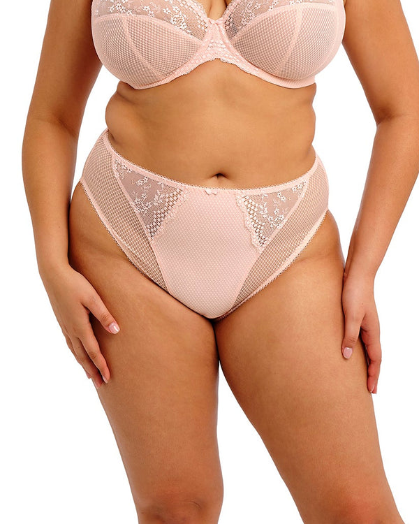 ELOMI Charley full brief underwear in ballet pink, featuring comfortable stretch fabric and high-leg design.