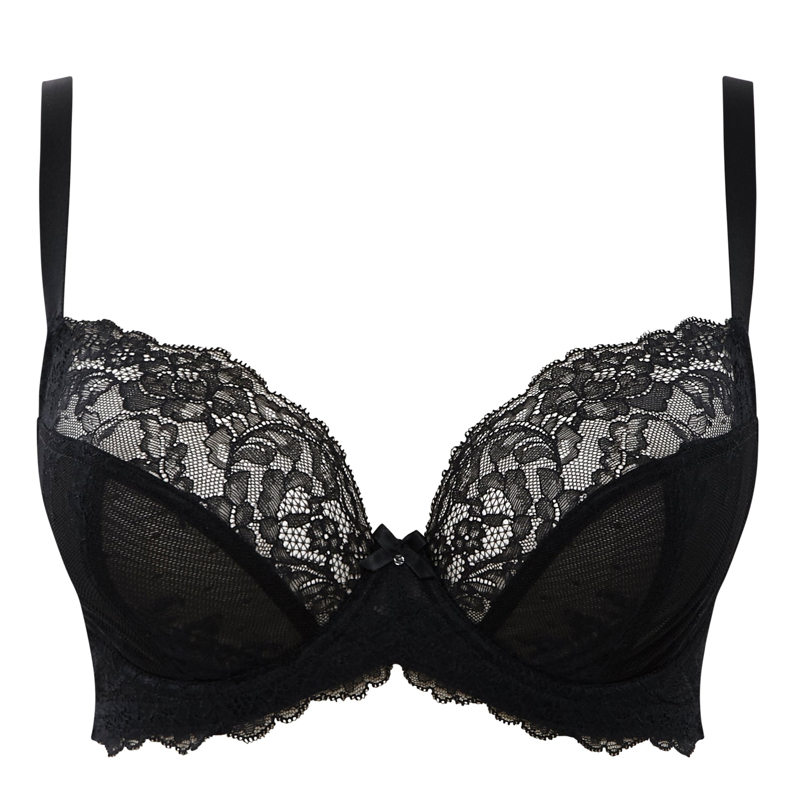 Ana Plunge Bra Underwire (Black)
