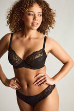 Ana Plunge Bra Underwire (Black)