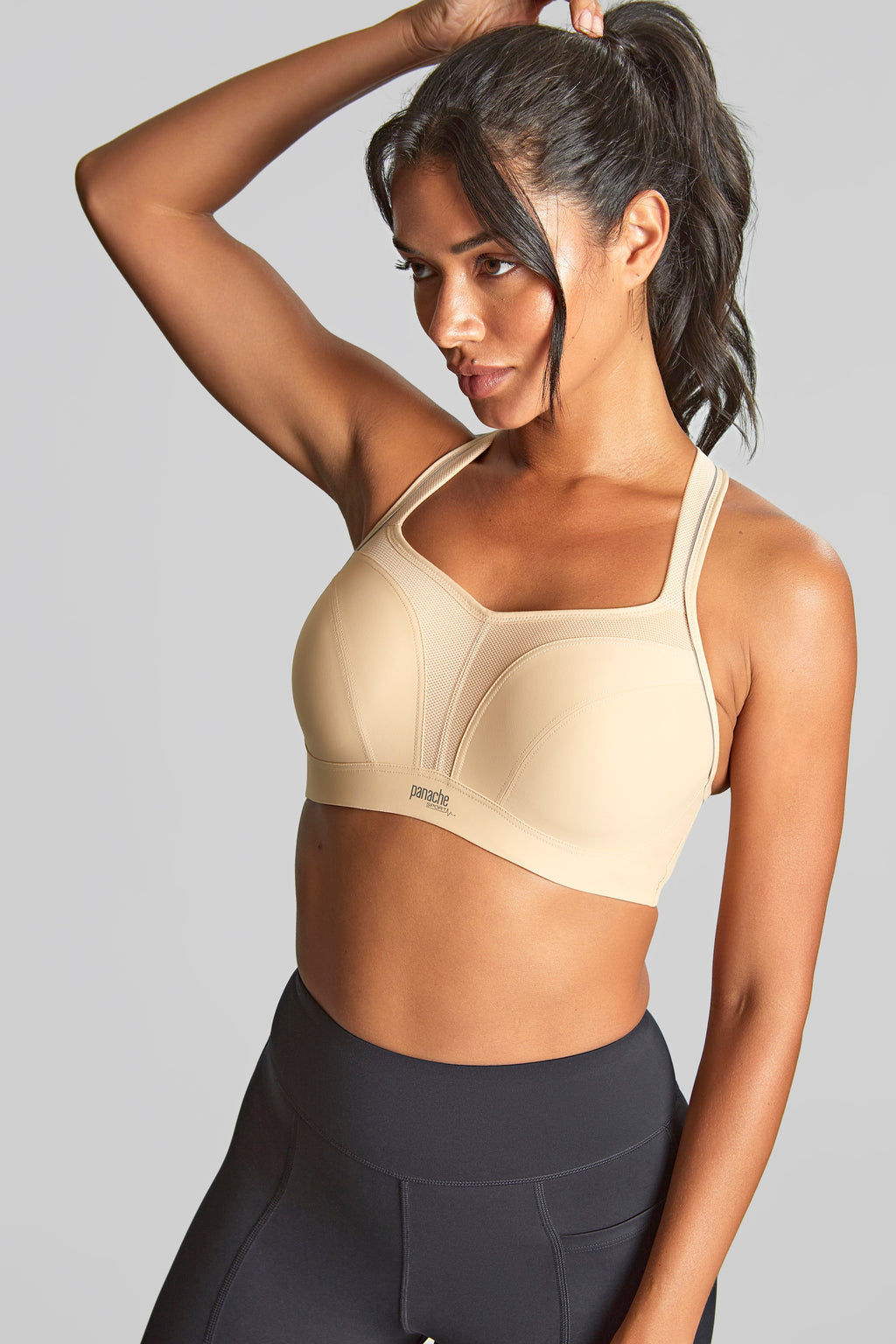 Power Wired Sports Bra - Latte