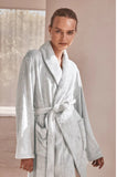 Desire Long Plush Robe (Grey)
