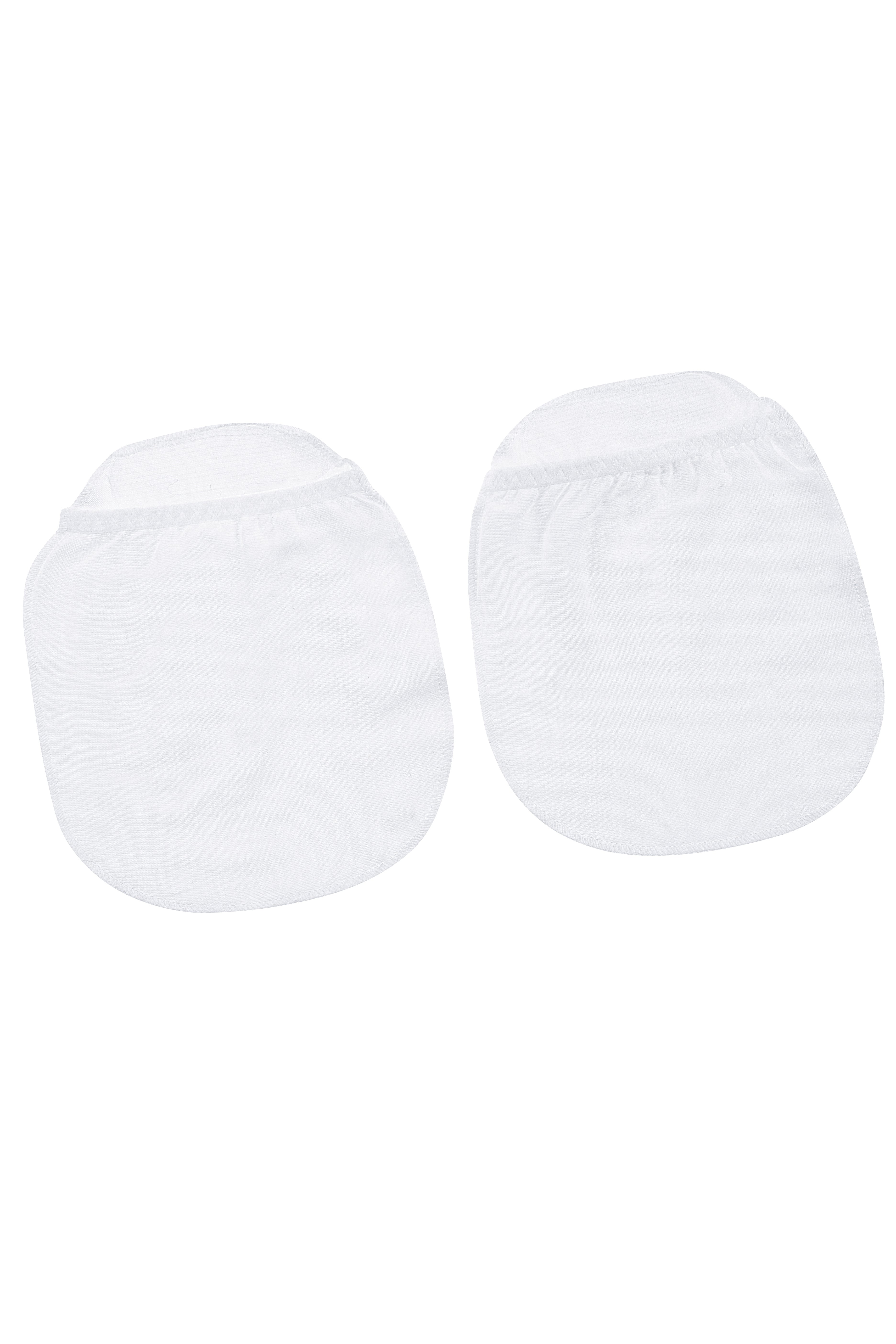 White drain pouch from the AMOENA Mastectomy Range, designed for post-surgical drainage management.