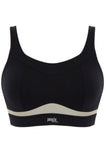 Freedom Wirefree Sports Bra (Black and Chalk)