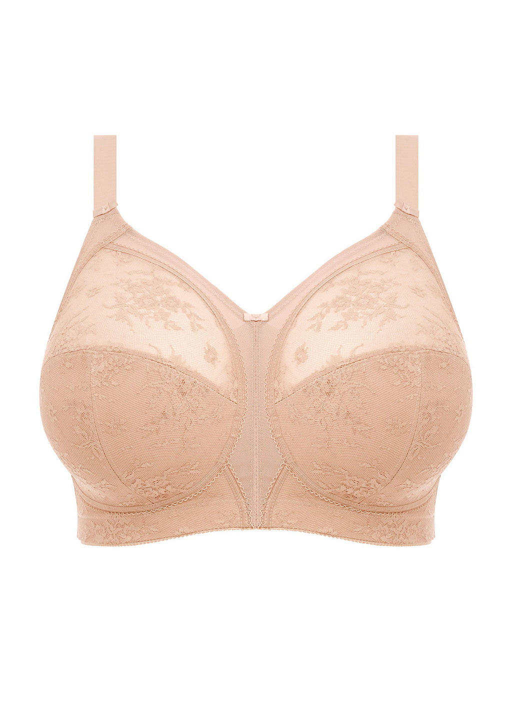 Goddess Verity soft cup bra in fawn nude with non-wired design, featuring smooth fabric and comfortable fit.