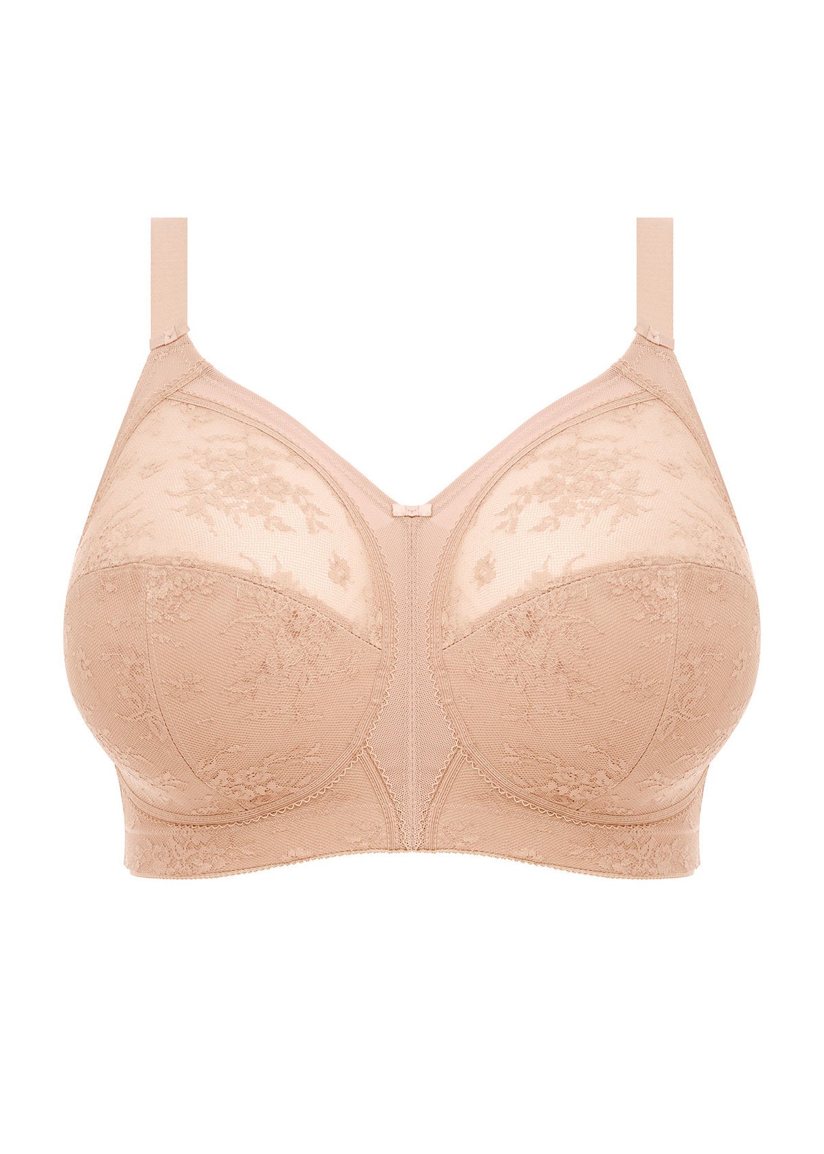 Goddess Verity soft cup bra in fawn nude with non-wired design, featuring smooth fabric and comfortable fit.
