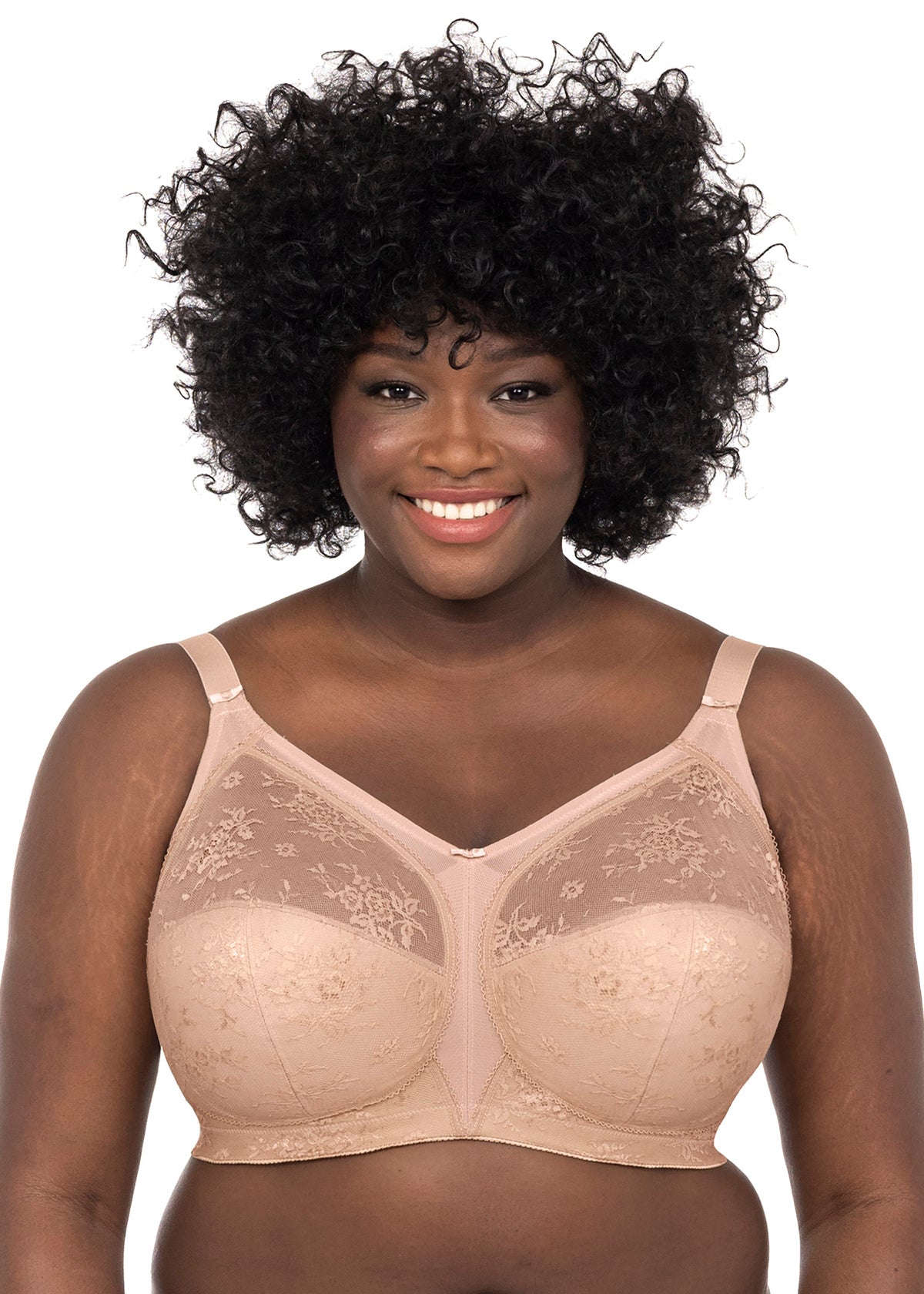 Goddess Verity soft cup bra in Fawn Nude, non-wired bra with smooth fabric and subtle design, ideal for comfortable everyday wear.
