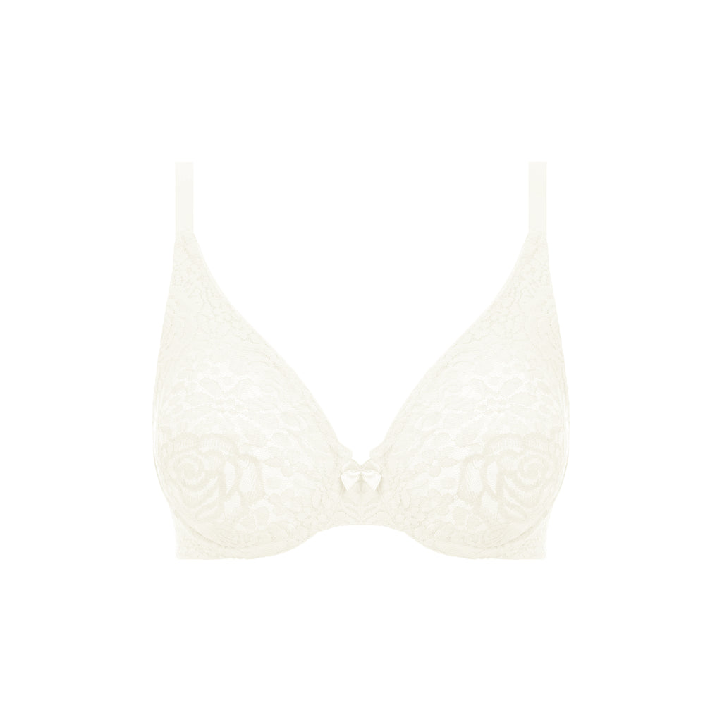 Halo Lace Underwire Bra - Ivory