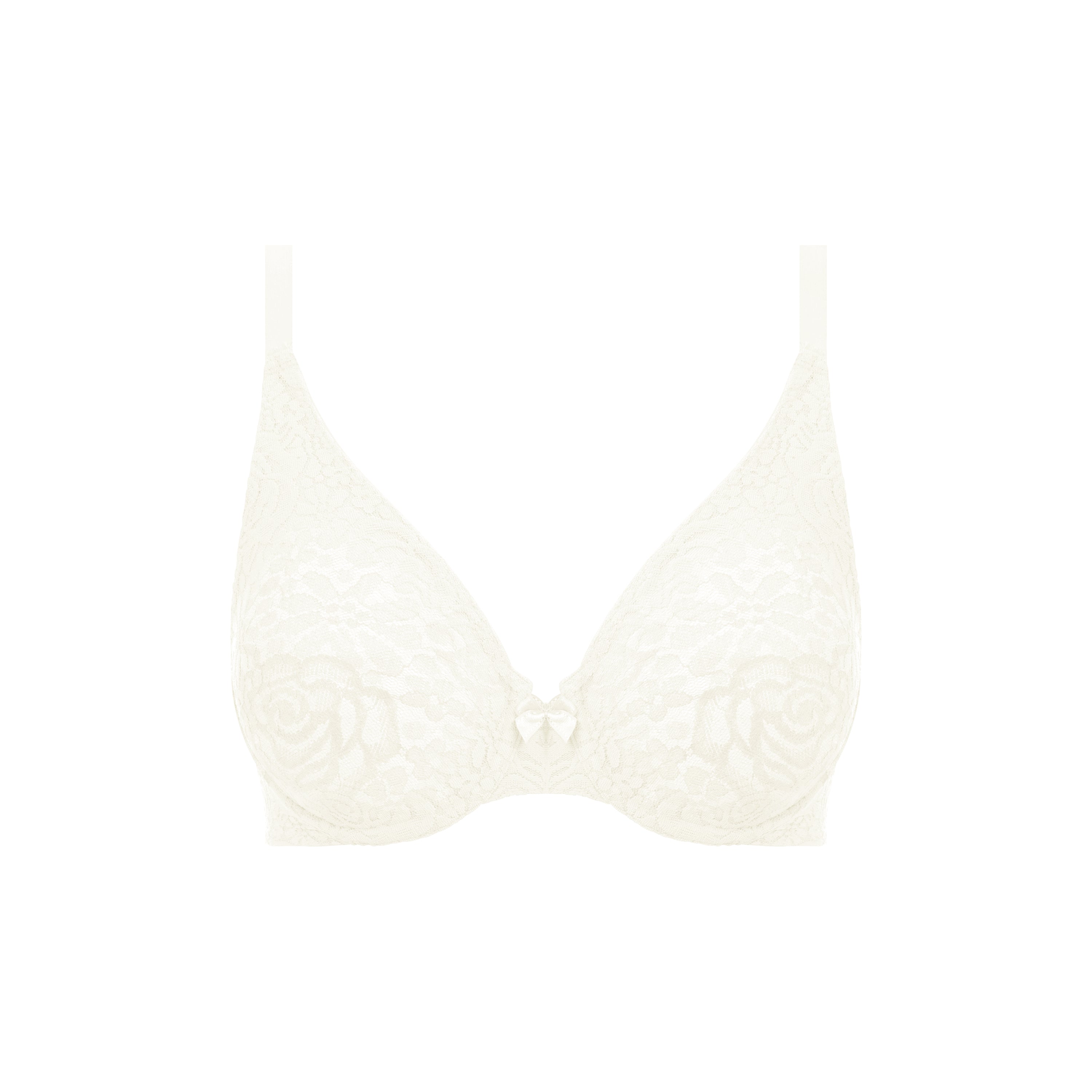 Halo Lace Underwire Bra - Ivory