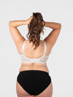 Show Off Maternity Bra in ivory by HOT MILK, featuring soft fabric and supportive design for comfortable maternity wear.
