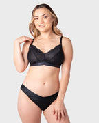 Black Warrior 2.0 Flexfit bra by HOT MILK, featuring soft cups and supportive design, shown on a mannequin.