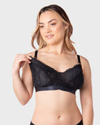 Black Warrior 2.0 Flexfit bra by HOT MILK with soft cups, showcasing a comfortable, supportive lingerie design.