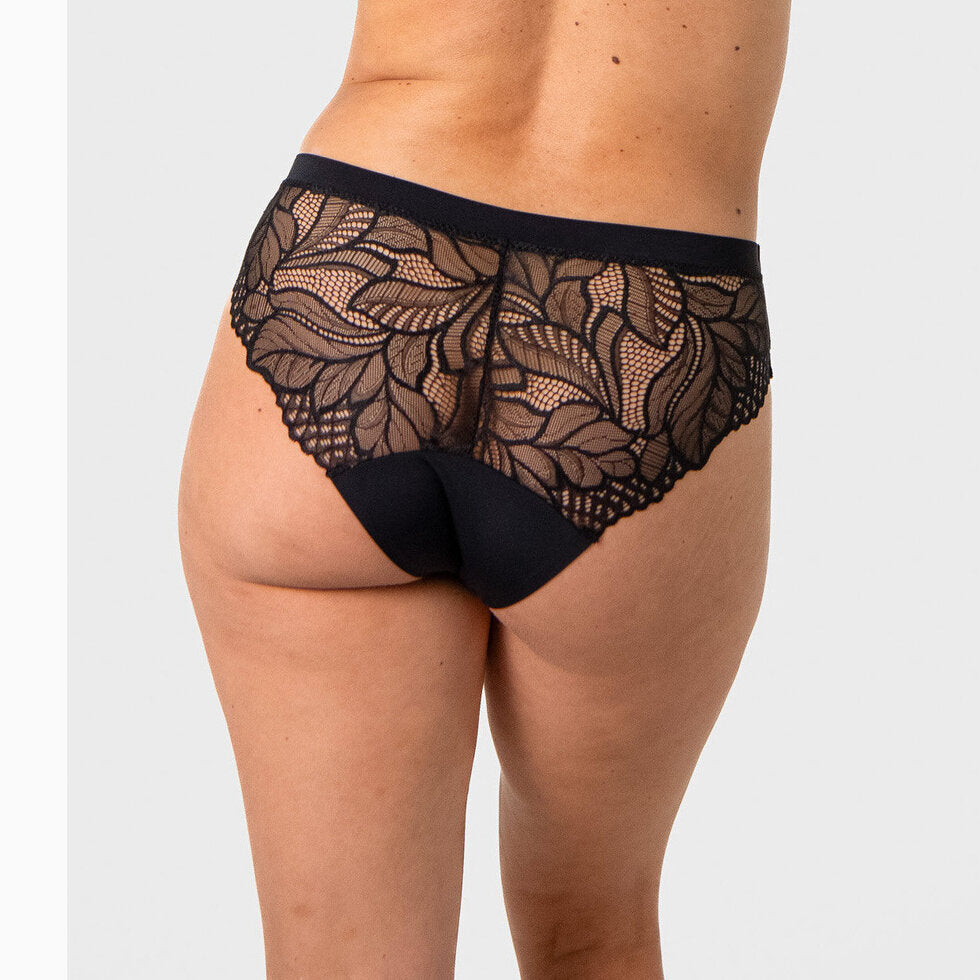 Black Hot Milk The Classic Brief underwear with a smooth, comfortable fit, featuring a simple, elegant design.