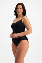 Black Jockey Parisienne Delicate Modal Cami lingerie with smooth fabric and subtle straps, designed for comfort and elegance.