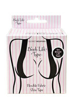 Secret Weapons boob lift tape accessory shown on large breasts, providing support and shaping for a natural look.