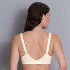 Rear view of ANITA Lucia Wirefree Bra in Crystal, showcasing its comfortable fit and elegant design.