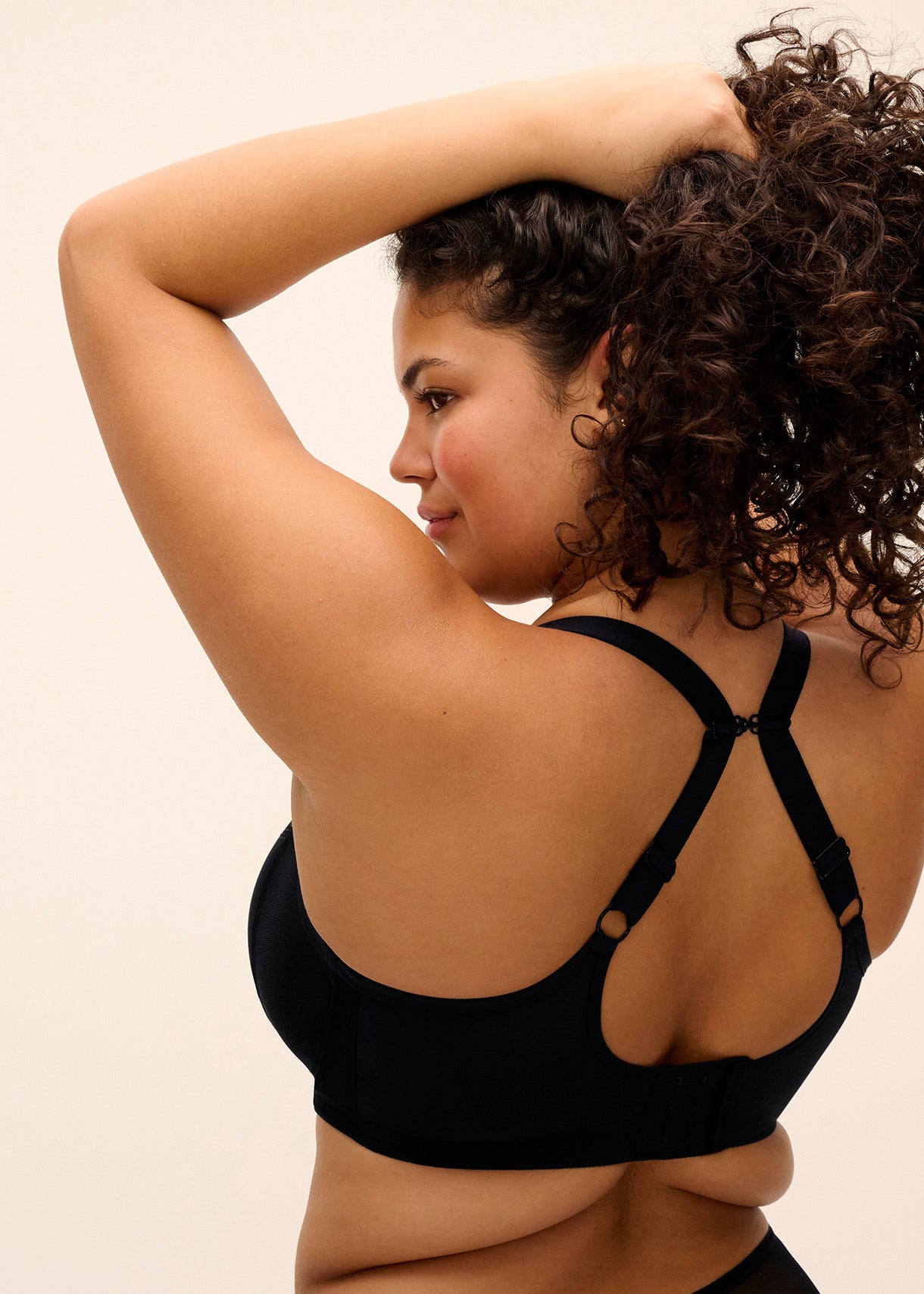 Matilda Plunge Side Support Bra - Black