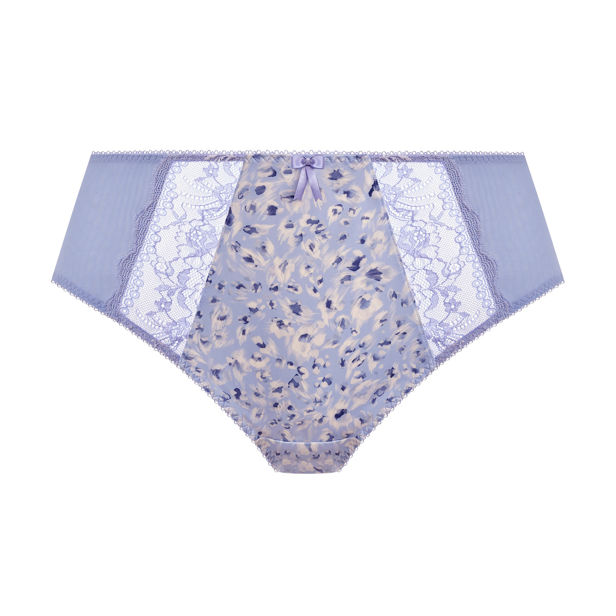 Morgan High Leg Brief - Blue Leopard