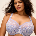 Morgan Underwire Bra - Blue Leopard