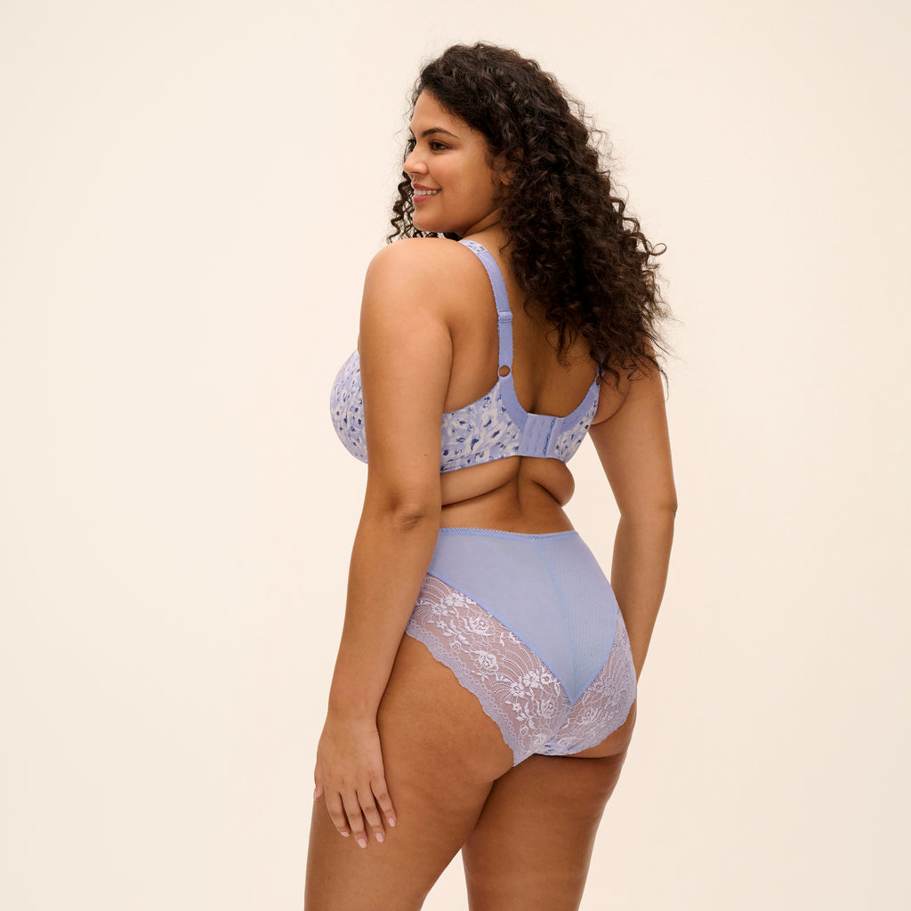 Morgan Underwire Bra - Blue Leopard