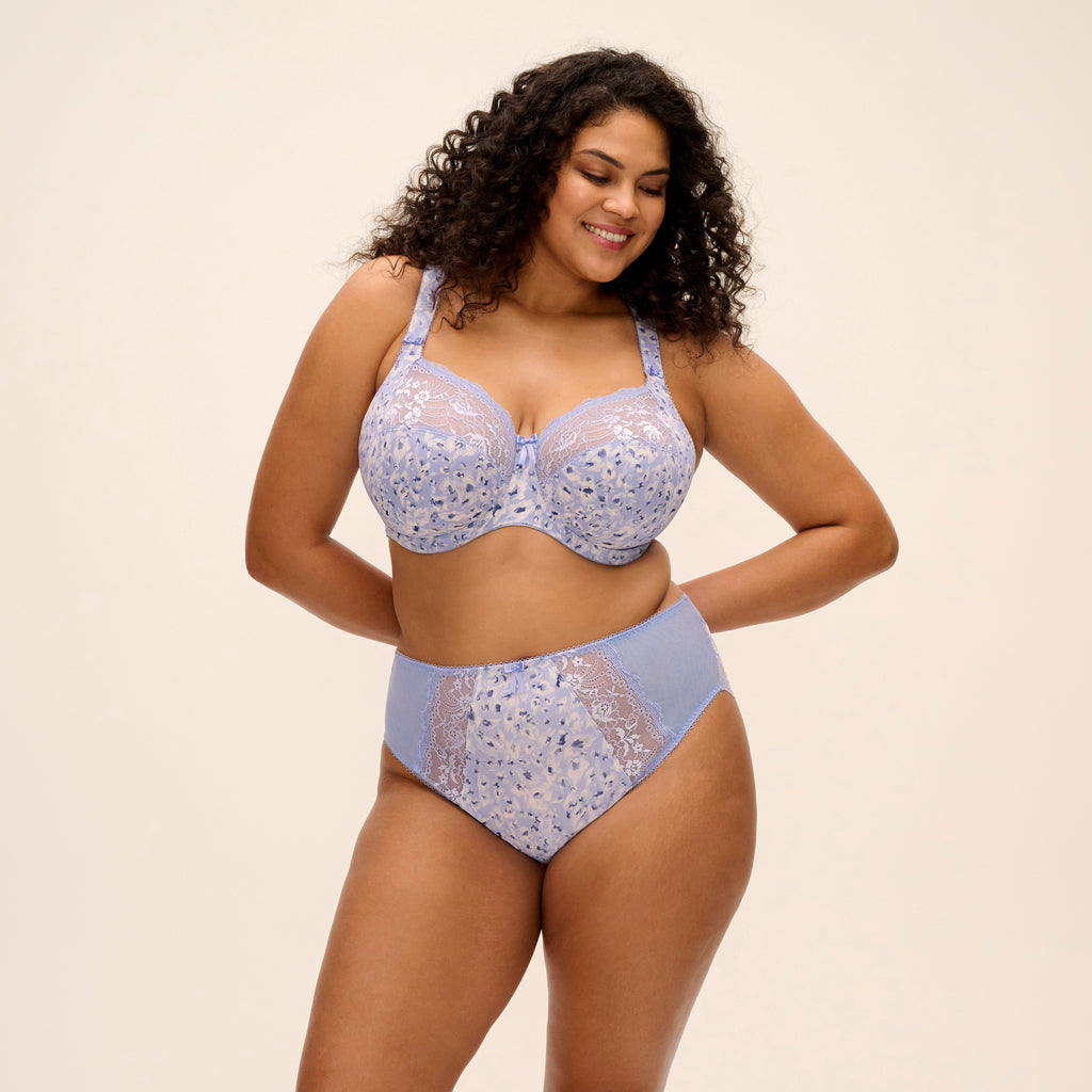 Morgan Underwire Bra - Blue Leopard