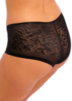 Net Effects Lace Boyshorts - Black