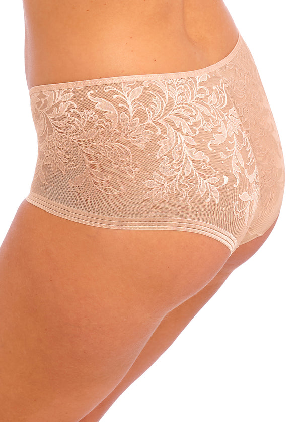 Net Effects Lace Boyshorts - Nude