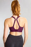 Endurance Non-Padded Wired Sports Bra (Berry Chalk)