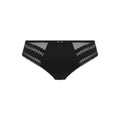 Fantasie Rebecca black full brief underwear with lace side inserts, soft fabric and comfortable fit.
