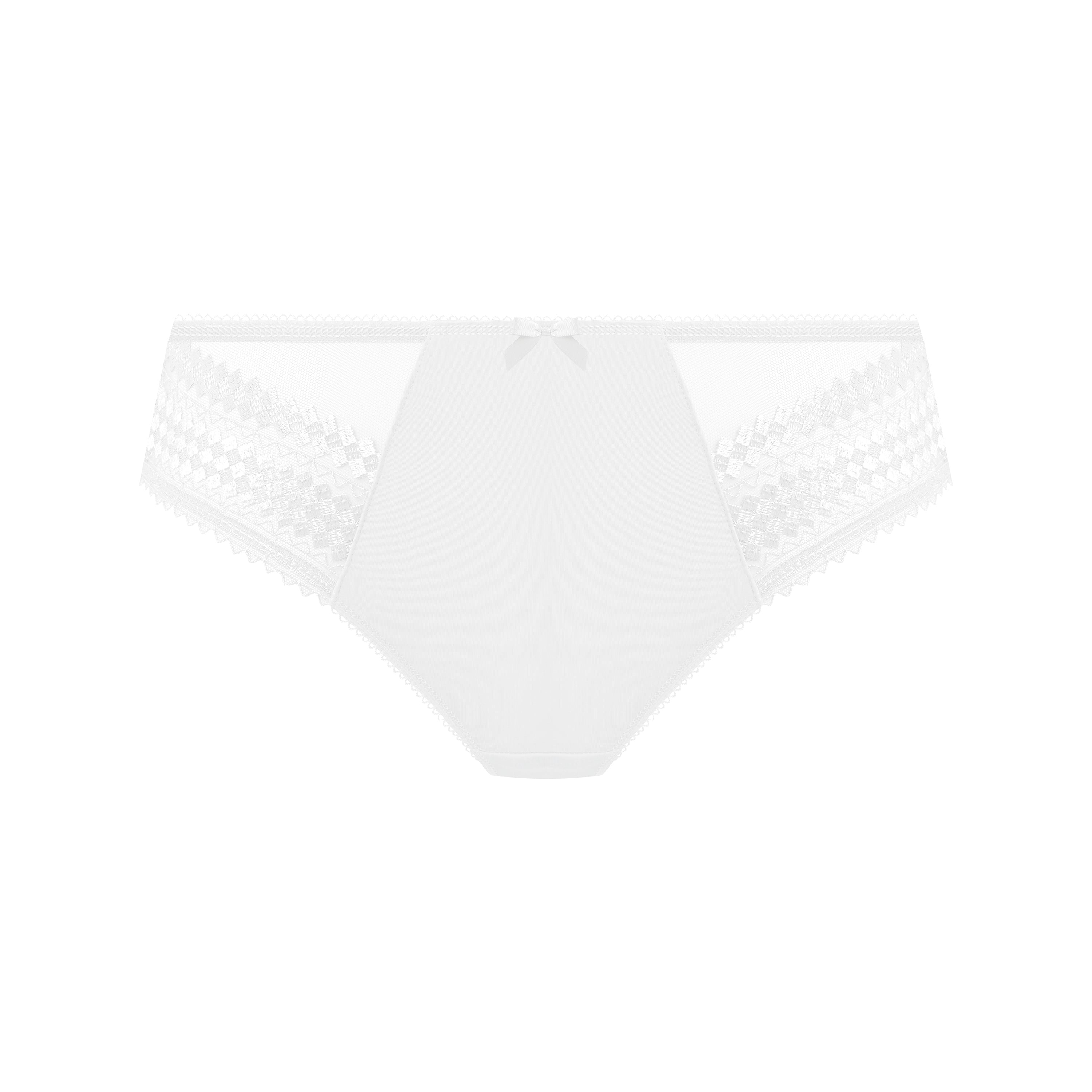 Rebecca Full Brief - Lace Side Insert