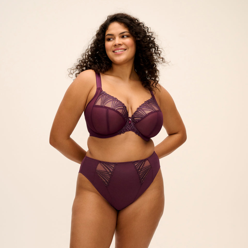 Reja Underwire Plunge Bra - Fig