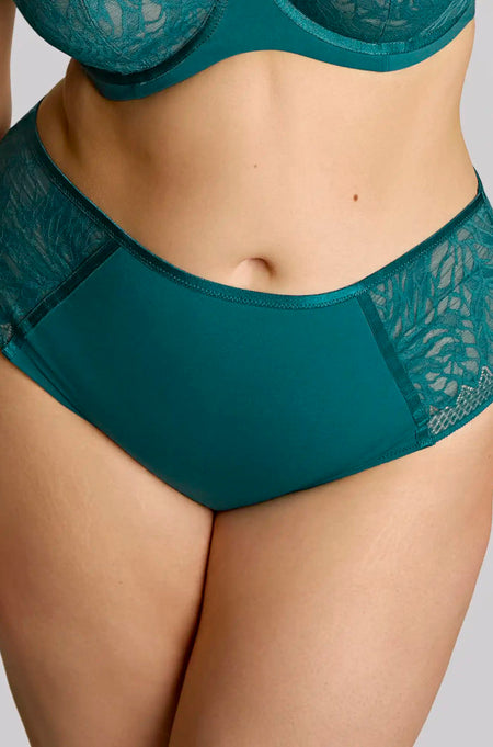 Nina Brazilian Brief (Black Leopard)