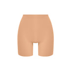 Wacoal Shape Revelation Hourglass Thigh Shaper in praline color, seamless shapewear enhancing curves and providing thigh support.