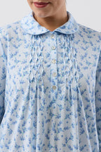 Blue Jasmine Collar Nite sleepwear by Schranks, featuring a comfortable collar and relaxed fit for nighttime comfort.