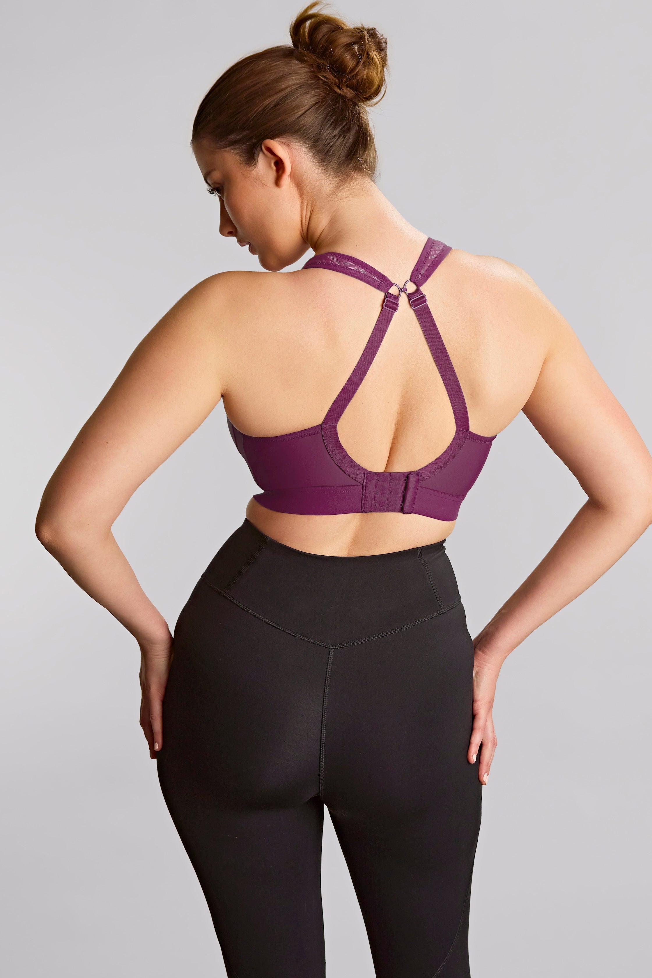 Endurance Non-Padded Wired Sports Bra - Berry Chalk