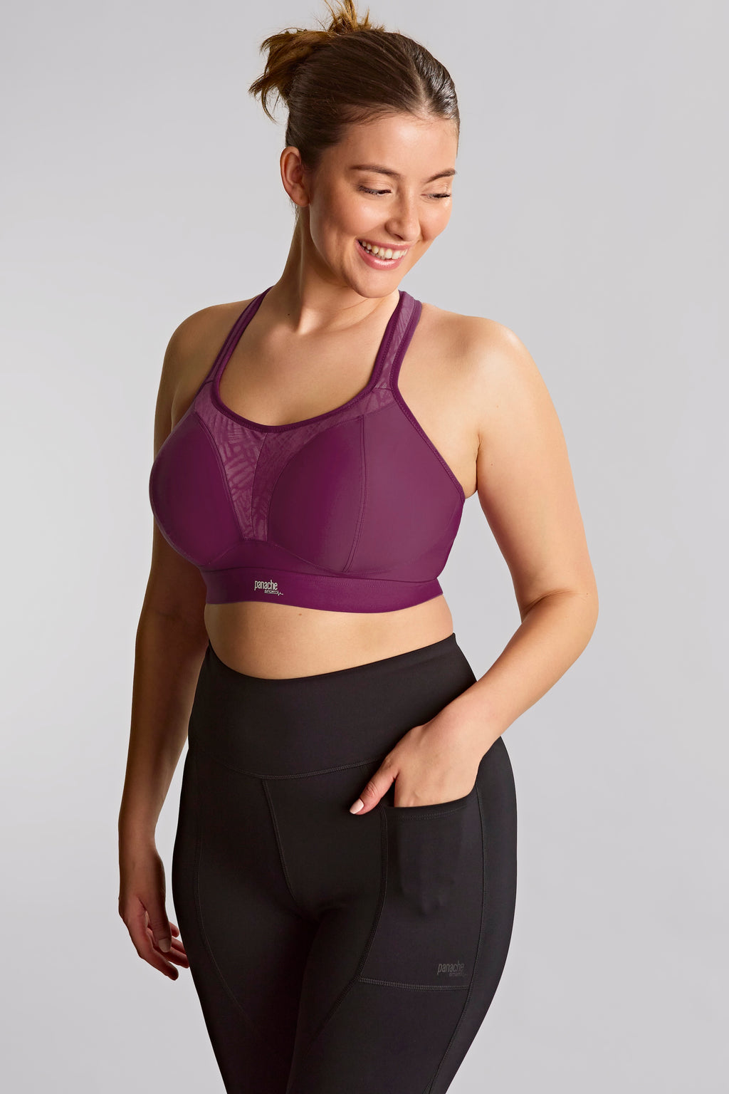 Boundless Non Wired Bra - Berry Chalk