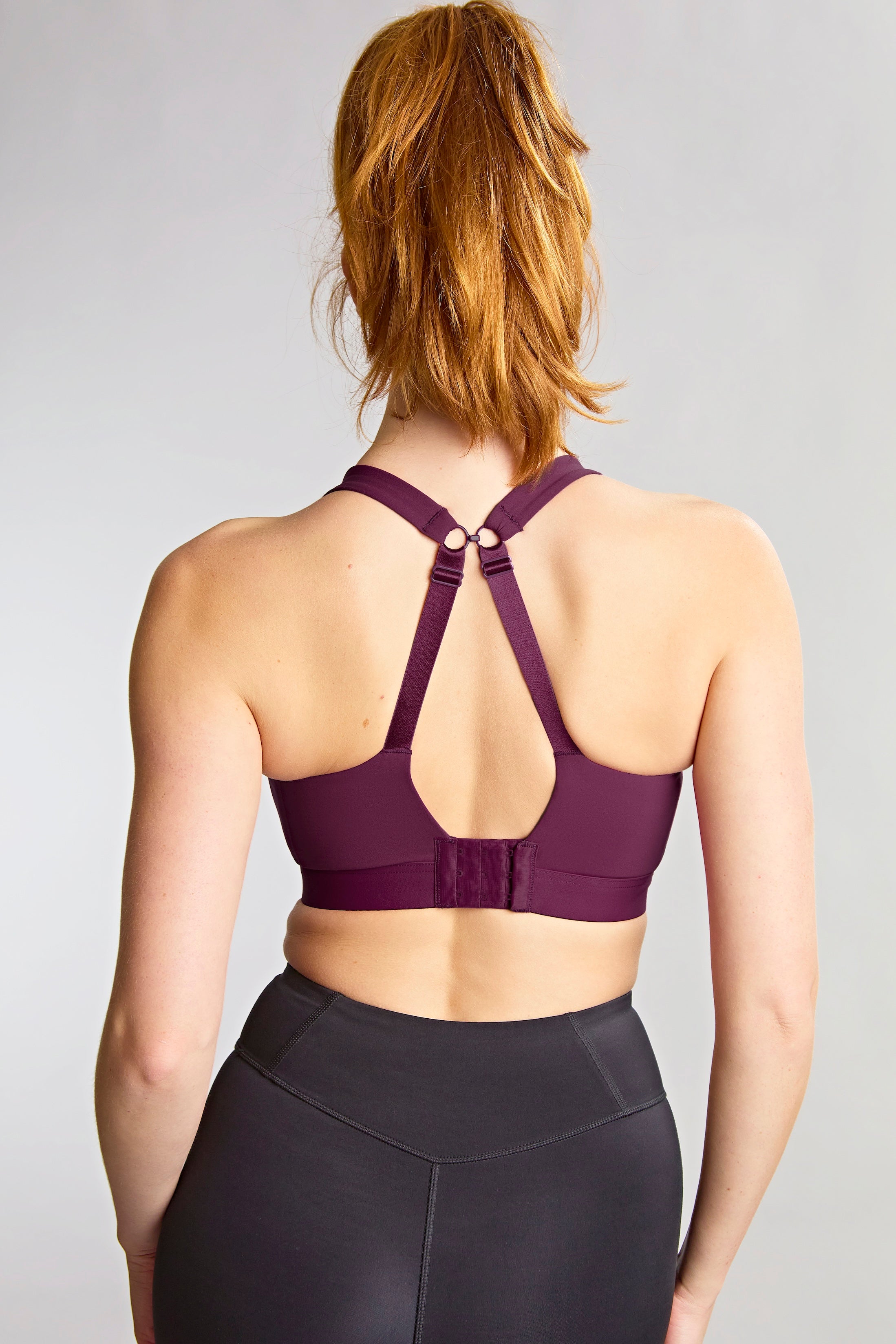 Endurance Non-Padded Wired Sports Bra - Berry Chalk