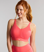 Endurance Wired Sports Bra - Grapefruit
