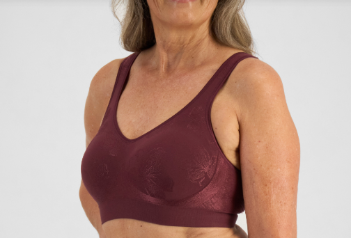 Flex Fit Seamless Wirefree Contour Bra - Red Wine