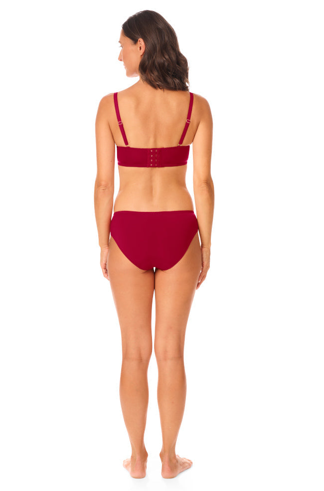 Kyra wirefree padded bra in Chilli & Sand available in sizes 10AA, 10D, and 10DD by Amoena