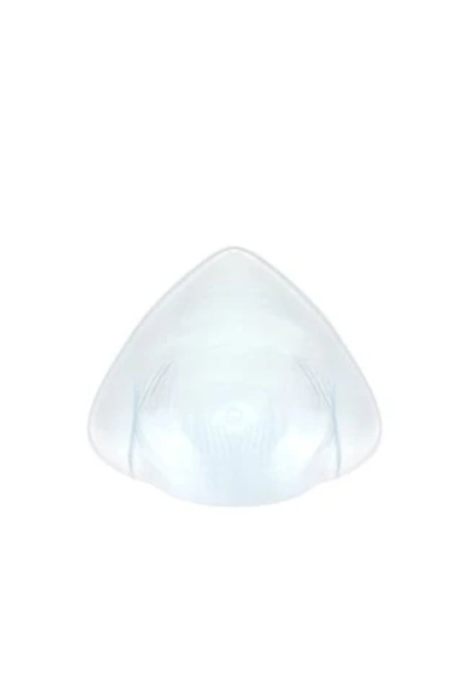 Clear silicone Aqua Wave swim form size 8, water-resistant mastectomy accessory by Amoena