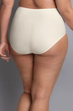 Lucia High Waist Brief in Black, size 12, soft fabric, full coverage design by Anita