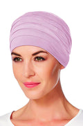 Soft Bamboo Turban for Hair Loss - Pale Pink Chemo Headwear
