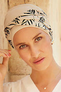 Christine Headwear Shakti Turban in Pale Leaf, a stylish hat with a soft, leafy design perfect for everyday wear.